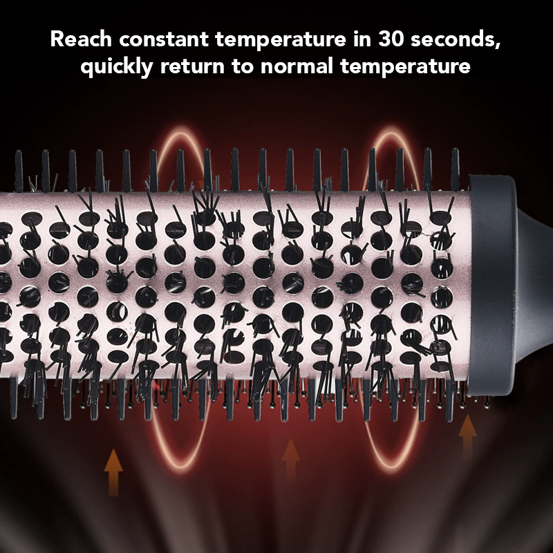 Trendy Negative Ion Single Thermal Hair Styling Comb - Perfect Gift for Your Christmas