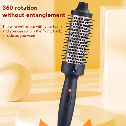 Trendy Negative Ion Single Thermal Hair Styling Comb - Perfect Gift for Your Christmas