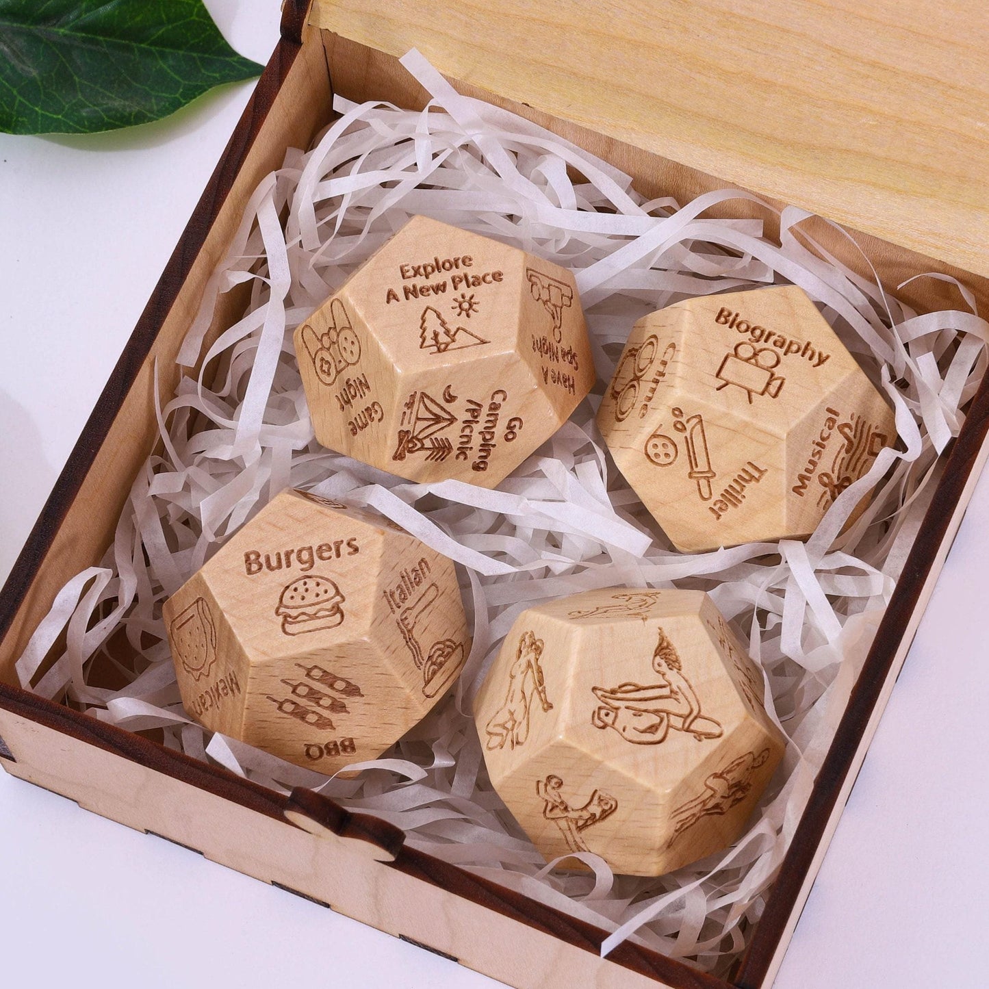 Personalized Date Dice Set-Anniversary Gifts - Date Night Gifts