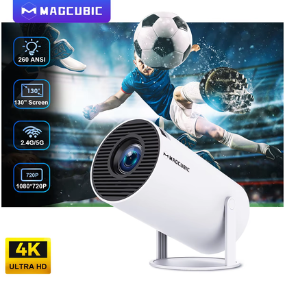 Magcubic Projector Android 11  4K 1280*720P - Home Cinema Outdoor Projetor