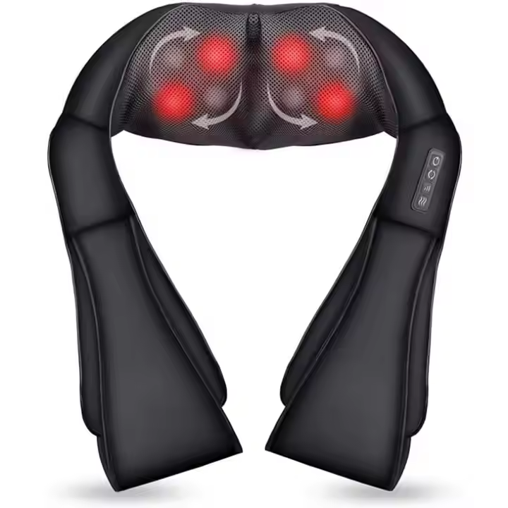 Shiatsu Electric Shoulder and Neck Massager, Relieve Muscle Pain, Perfect Christmas Gift